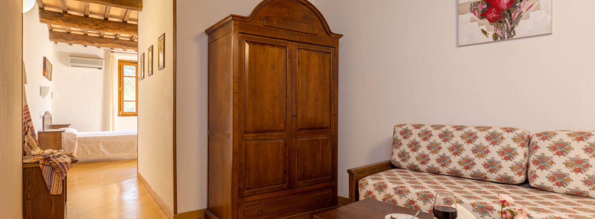 Camera dell'hotel La Pace